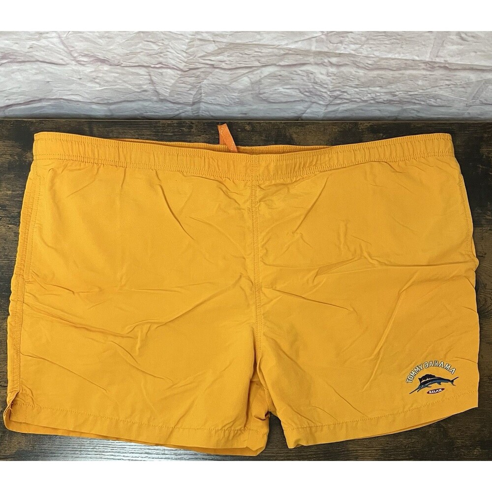 Vintage Tommy Bahama Men’s XXL Orange Tropical Beach Board Swim Trunks